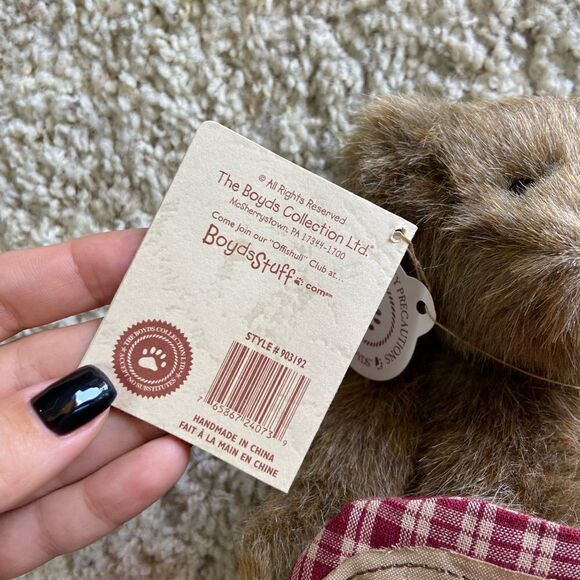 NWT Cherish HeartLee Boyds Bears 8” Stuffed Animals - Picture 7 of 8